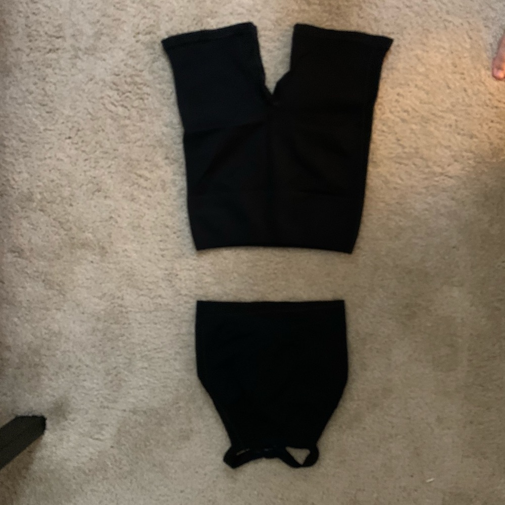 Seamless Fabletics biker short set